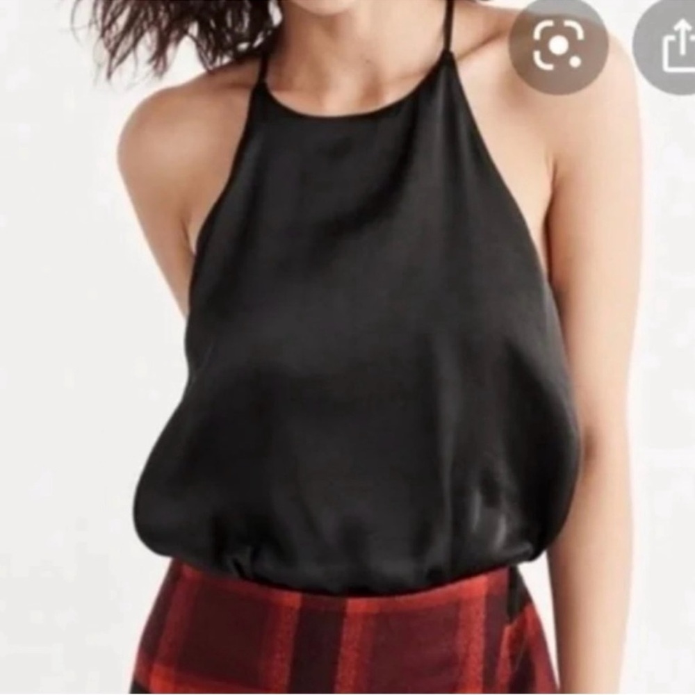 NWOT Elegant Black Bodysuit Abercrombie & Fitch